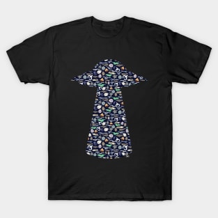 Sci-Fi Space Ships (Shape) T-Shirt